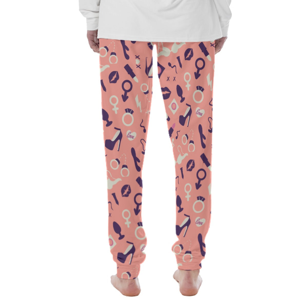 All-Over Print Women's Pajama Pants|180GSM