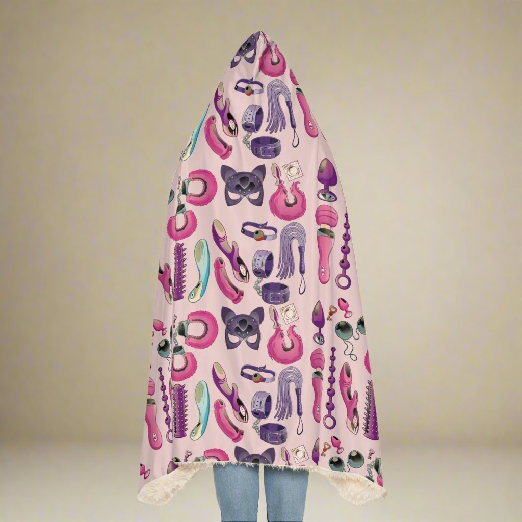 Cool Toy Print Hooded Blanket: A Fun, Cozy Gift for the Young at Heart
