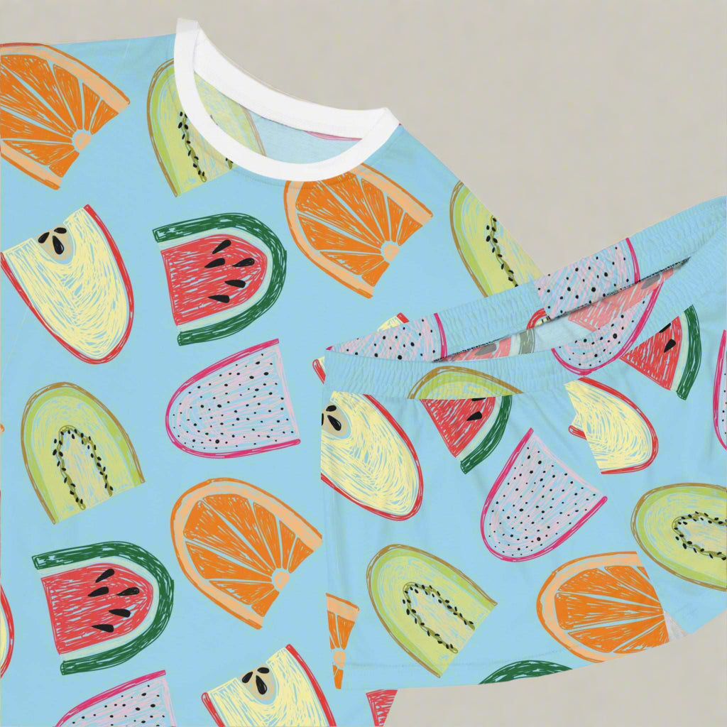 Women's Short Pajama Set ice cream