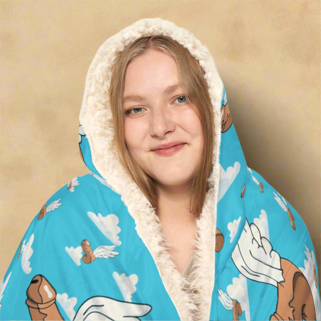 Hooded Blanket with Unique Print: A Fun Gift for Every Occasion