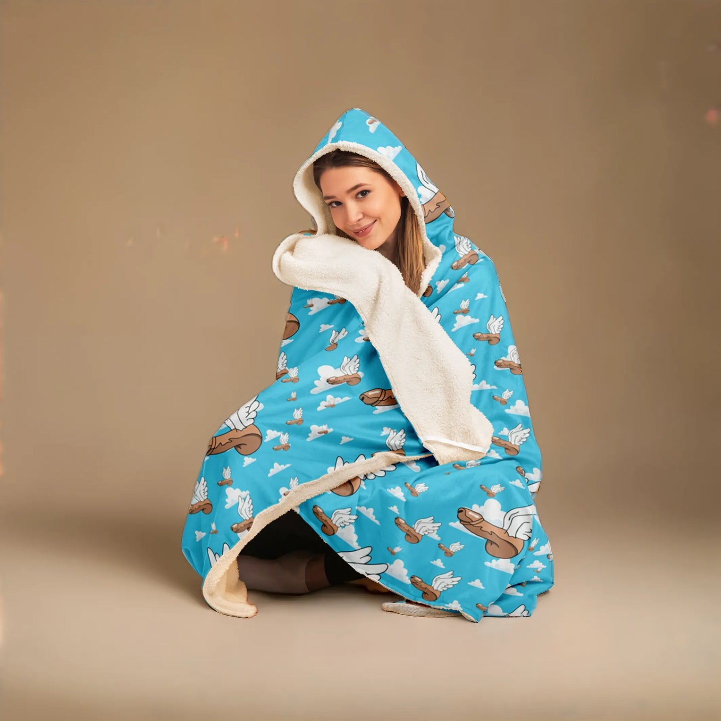 Hooded Blanket with Unique Print: A Fun Gift for Every Occasion