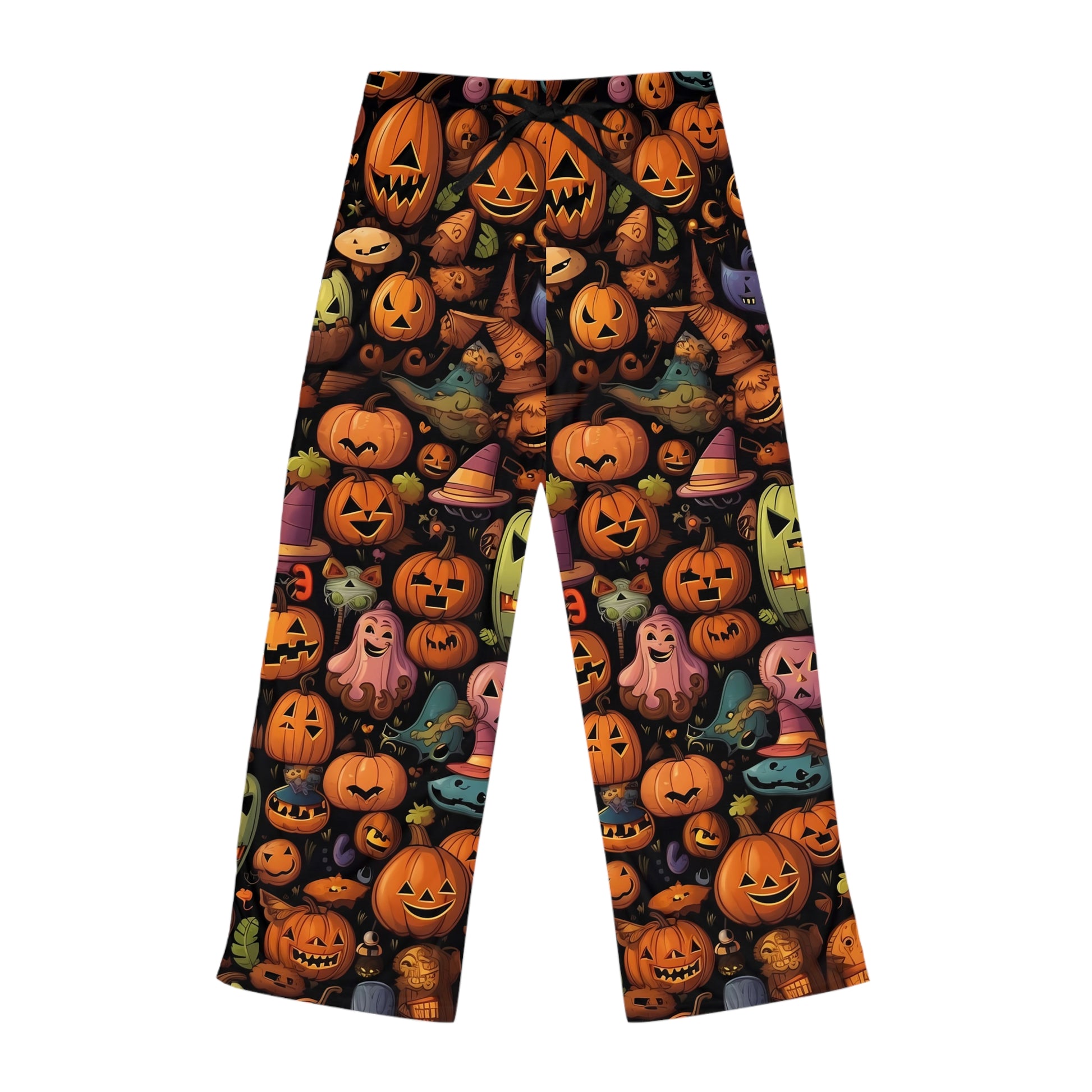 Women’s Halloween Pajama Pants, Halloween Print Sleepwear, Spooky Pajama Pants, Comfortable Halloween Loungewear, Festive Pajama Pants, Halloween-Themed Pajama Pants