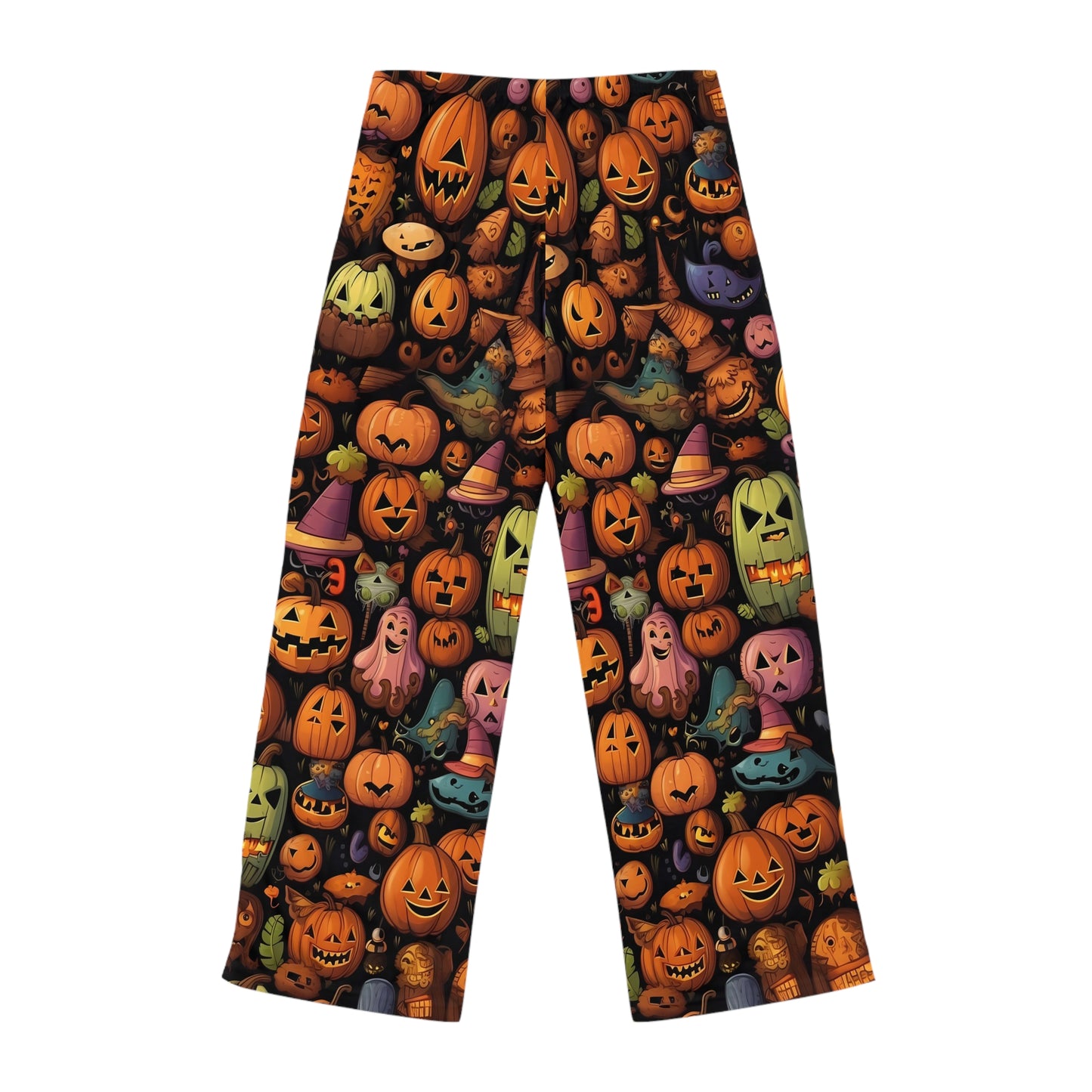 Women’s Halloween Pajama Pants, Halloween Print Sleepwear, Spooky Pajama Pants, Comfortable Halloween Loungewear, Festive Pajama Pants, Halloween-Themed Pajama Pants